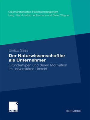 cover image of Der Naturwissenschaftler als Unternehmer